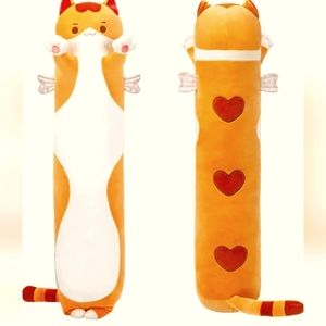 NEW Long Kitty Plush Mewaii Cat Wings Cute Girls Stuffed Animal